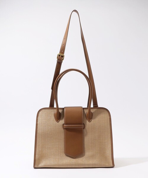 L'Avenir ボストンバッグ レザーコンビ 2wayボストンバッグ