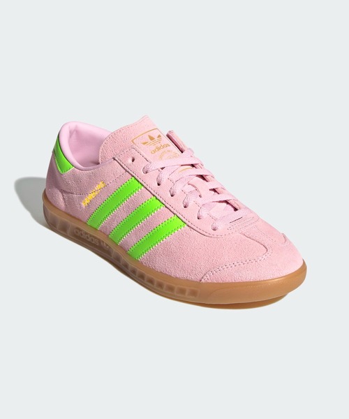 【新品未使用】adidas ピンク スニーカー ハンブルク / HAMBURG adidas HAMBURG W 