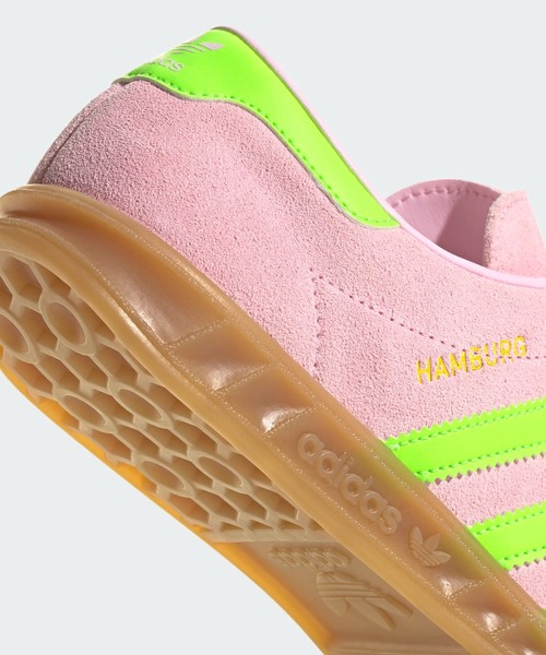 [ADIDAS] スニーカー ハンブルク HAMBURG ピンクグリーン アディダス ハンブルク / HAMBURG - ピンク | アディダス ジャパン