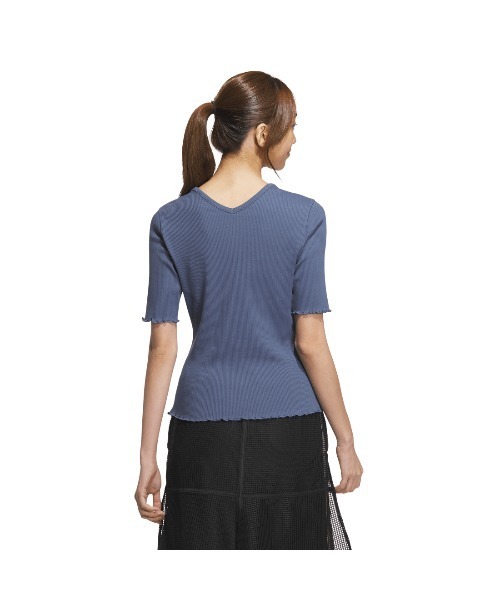 adidas tシャツ アディダス Lux AD リブ 半袖Tシャツ レディース