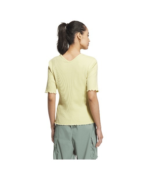 adidas tシャツ アディダス Lux AD リブ 半袖Tシャツ レディース