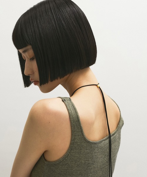 タンクトップ ノースリーブ 「Miller for ADAM ET ROPE'」Cup付アメリカンスリーブタンクトップ レディース Robert P. Miller タンクトップ ノースリーブ 「Miller for ADAM