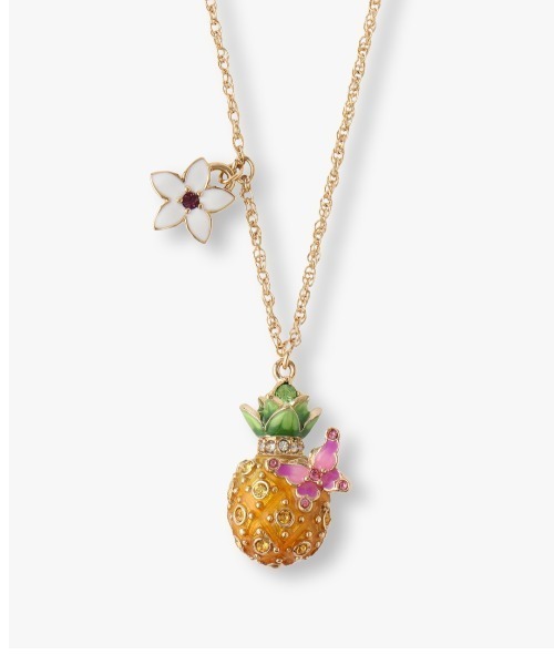 独創的 ANNA レディース パイナップルモチーフ ネックレス SUI アクセサリー