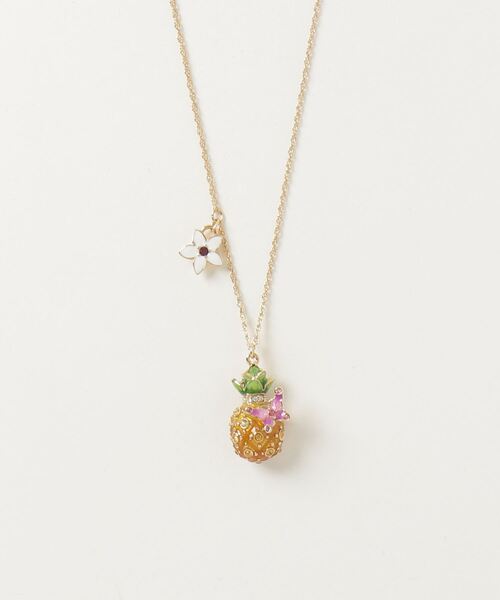 ANNA SUI ネックレス パイナップルモチーフ レディース