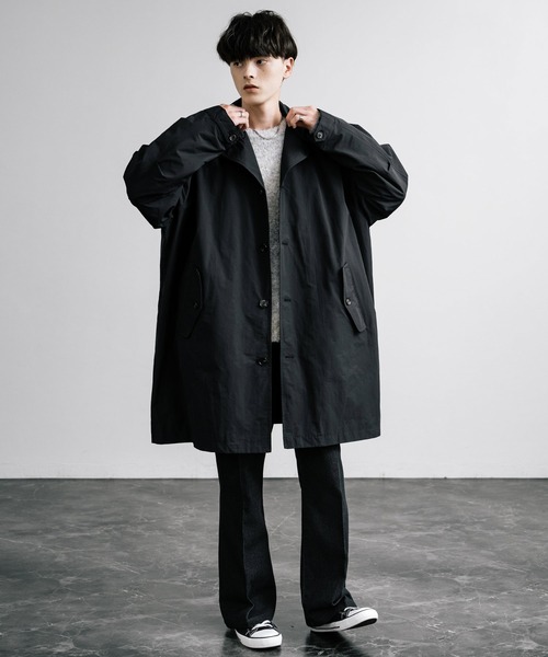 新品 Audience 中綿 ステンカラーコート Lサイズ AUD7197 Audience【オーディエンス】中綿コート2色展開 -『strato』