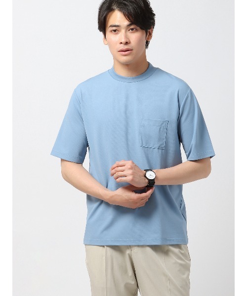 tシャツ 半袖Tシャツ 半袖 ウォッシャブル 接触冷感 プレーティング