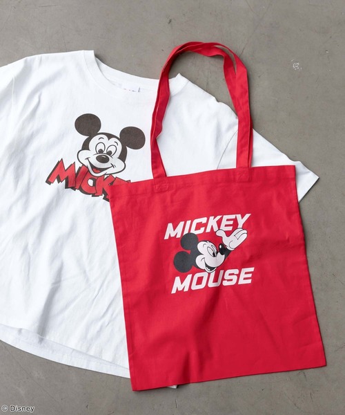 GLOBAL WORK（グローバルワーク） トートバッグ MICKEY/プリントトート