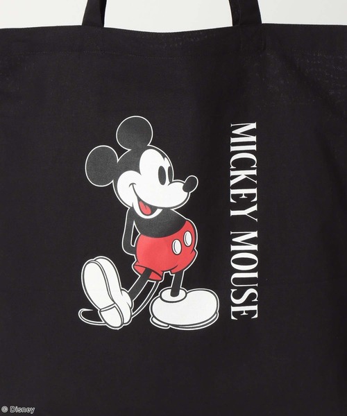 ミッキー　バーバリー　黒ショルダートート　ビジネス用にも Disney（ディズニー） XYMG4FB1 ブラックミッキー トートバッグ