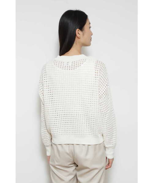 「human woman」 ニットカーディガン MEDIUM ベージュ レディース human woman 「human woman」 ニットカーディガン MEDIUM