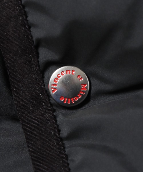 「Vincent et Mireille」 ダウンジャケット 36 ネイビー メンズ_画像2