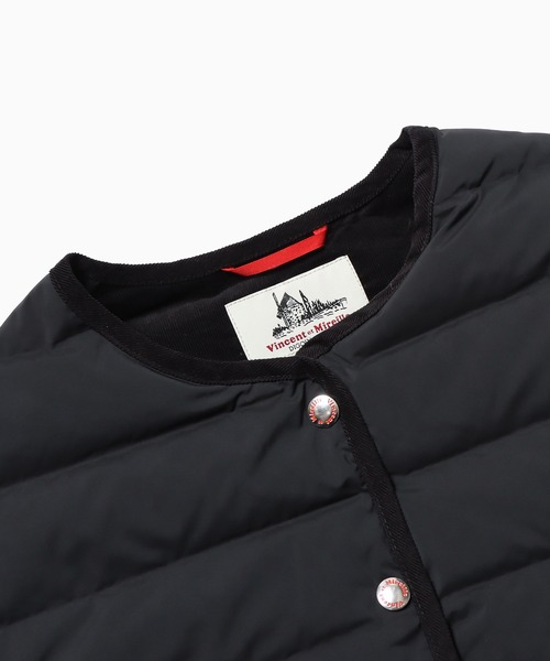 「Vincent et Mireille」 ダウンジャケット 36 ネイビー メンズ_画像9
