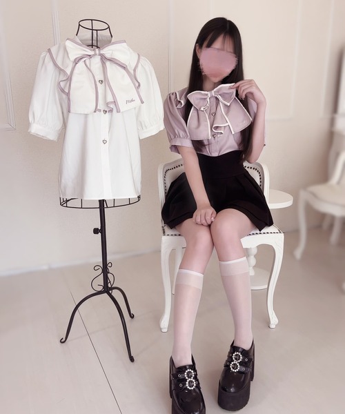 INTER FACTORY（インターファクトリー） ブラウス シャツ もえにゃ