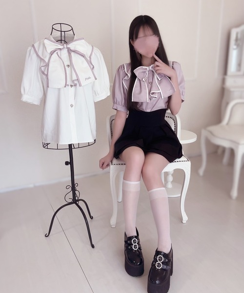 INTER FACTORY（インターファクトリー） ブラウス シャツ もえにゃ