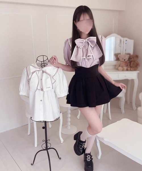 INTER FACTORY（インターファクトリー） ブラウス シャツ もえにゃ