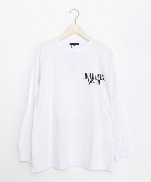 「Revo.」 長(zhǎng)袖Tシャツ M ホワイト メンズ