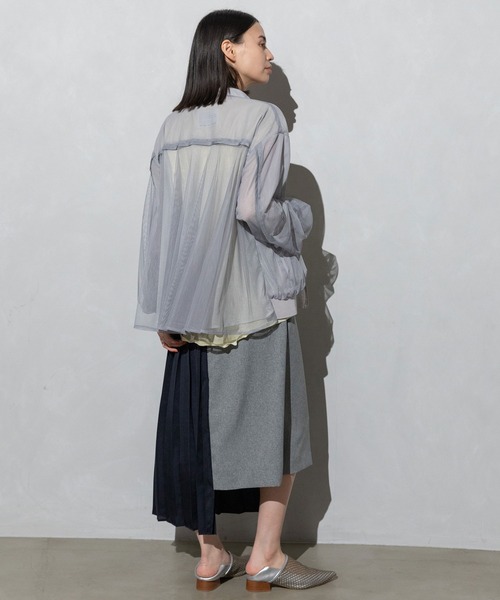 新品タグ付き！MARECHAL TERRE シアー ブルゾン ライトグレー 新品タグ付き！MARECHAL TERRE シアー ブルゾン ライトグレー