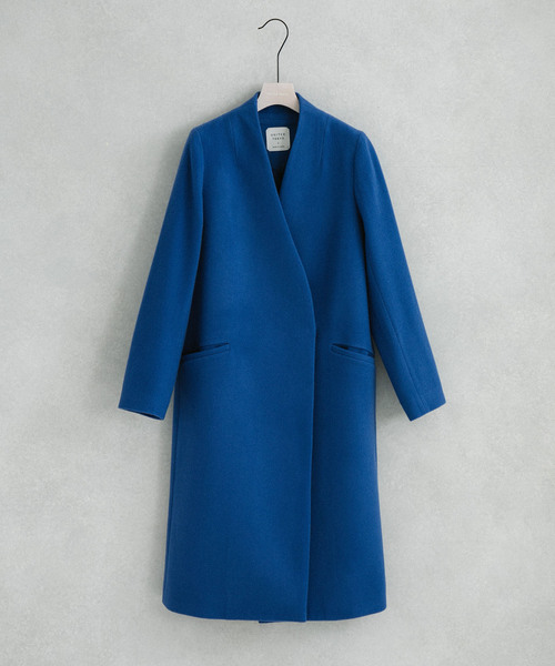 UNITED TOKYO（ユナイテッドトウキョウ） ノーカラーコート 1 ブルー