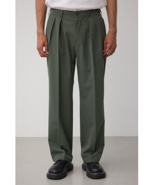 【てる】スラックス　ベージュ S Perfect Suit FActory スラックス リネン混 ウールスラックス