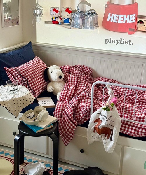 ベッド 寝具 Casselini HOME(キャセリーニ ホーム)フラワー刺繍布団カバー