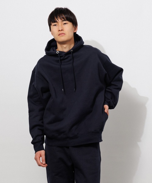Knuu パーカー Heavy Hooded Sweatshirt - Seam Pocket メンズ