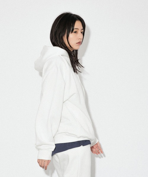 Knuu パーカー Heavy Hooded Sweatshirt - Seam Pocket メンズ