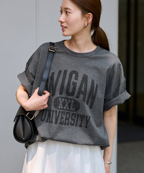 【Sサイズ】Elle Teresa POPYOURS限定tシャツ FRAMeWORK tシャツ 「追加」オーバーTEE 2 レディース