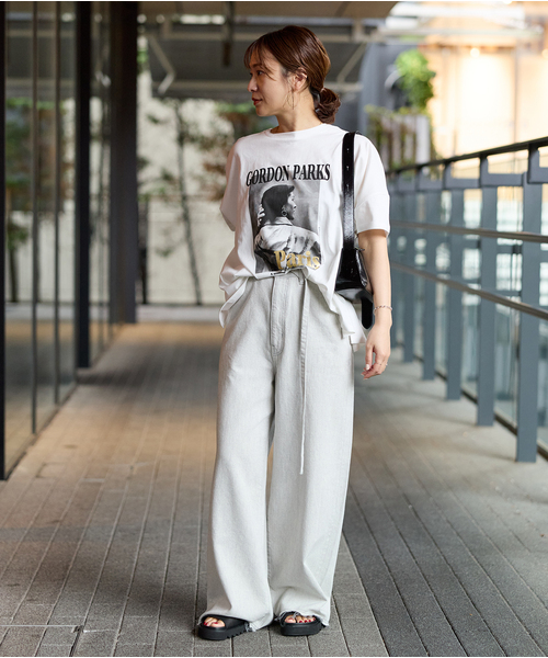 tシャツ 別注 LIFE ポンチョTシャツ レディース JOURNAL STANDARD tシャツ 別注 LIFE ポンチョTシャツ