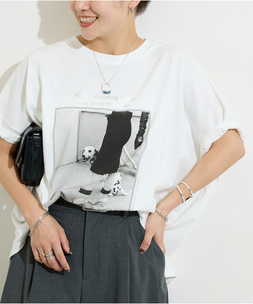 tシャツ 別注 LIFE ポンチョTシャツ レディース JOURNAL STANDARD tシャツ 別注 LIFE ポンチョTシャツ