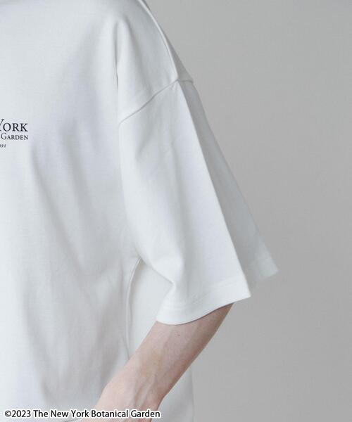 「LUCY」 半袖Tシャツ「new york botanical gardenコラボ」 MEDIUM ホワイト メンズ_画像7