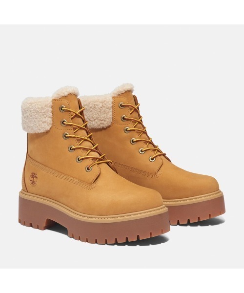 美品 Timberlandレディースブーツ Timberland（ティンバーランド） ブーツ ストーン ストリート ウォーム