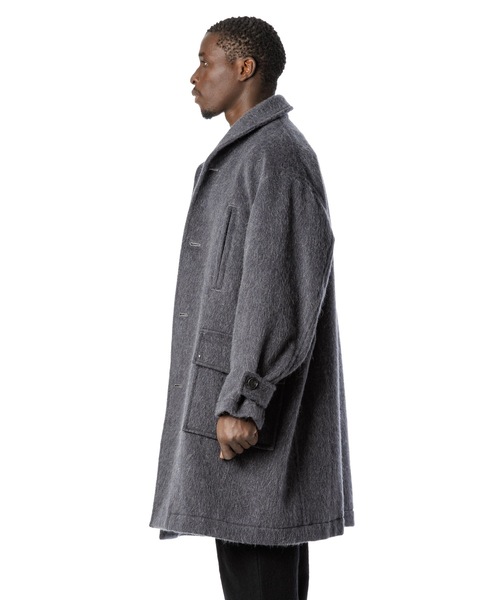 40s50s60s US VINTAGE シャギーモヘア？ ショールカラーコート Sandinista（サンディニスタ） コート ジャケット Shaggy Wool Shawl