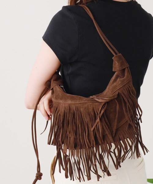 ROOP TOKYO ショルダーバッグ バッグ Fringe HalfMoon Shoulder Bag