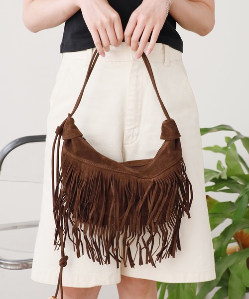 ROOP TOKYO ショルダーバッグ バッグ Fringe HalfMoon Shoulder
