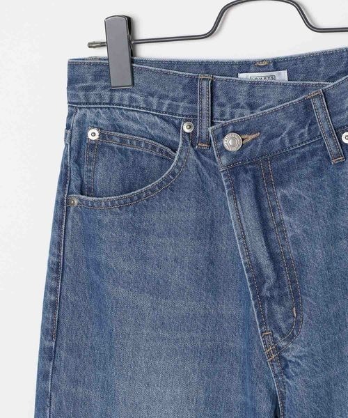 「LOWRYS FARM」 デニムパンツ LARGE ワンウォッシュ レディース