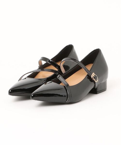 shoes365 パンプス Vカットストラップパンプス : ZOZOTOWN Yahoo!店