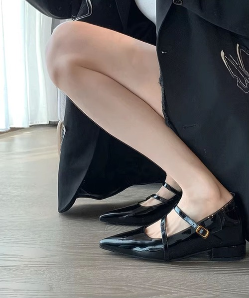 shoes365 パンプス Vカットストラップパンプス : ZOZOTOWN Yahoo!店