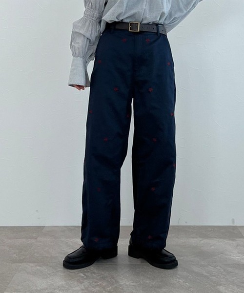 niko and…（ニコアンド） パンツ MEDIUM グリーン レディース