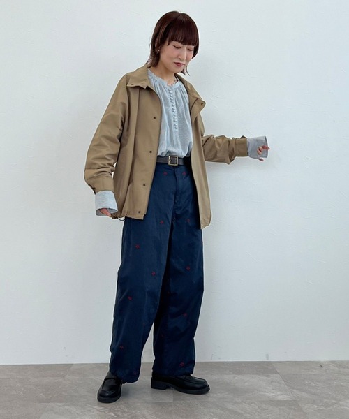 niko and…（ニコアンド） パンツ MEDIUM グリーン レディース