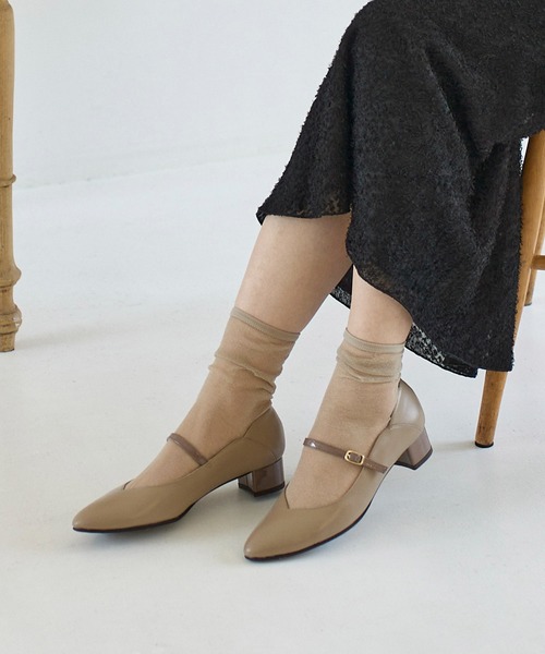 リズ・ラフィーネ（Riz raffinee）/グログラン切り替えブーティー Riz raffinee（リズ ラフィーネ） ブーツ グログラン切り替え