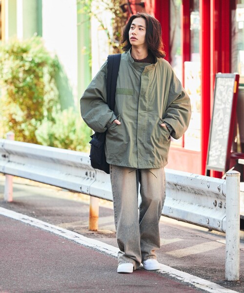 ビッグシルエット ライナーセット ショートモッズコート　オリーブL FREAK'S STORE（フリークスストア）の「限定展開 ビッグ