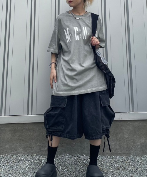 「XU」 デニムハーフパンツ ONE SIZE ブルー メンズ_画像6