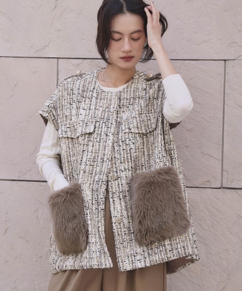 最終お値下げ　heve ツィードジレ 2025年最新】heve ツイードジレの人気アイテム - メルカリ