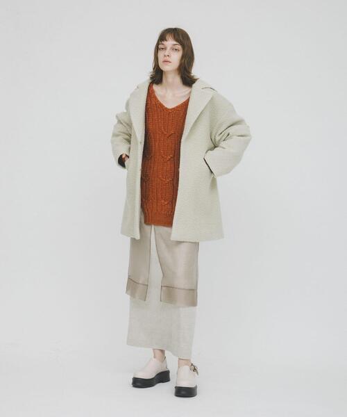 LAATO（ラート） コート アウター sailor collar coat レディース