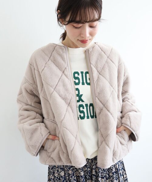 le.coeur blanc（ルクールブラン） コート アウター リバーシブル