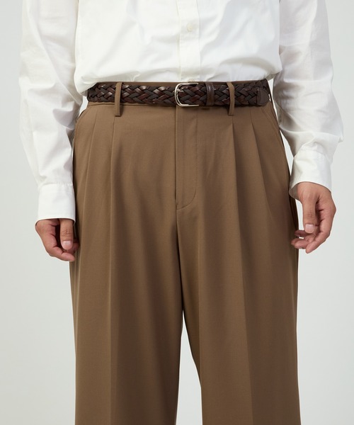 そきたページ　27.5㎝ マルチサイズ スラックス トロピカルツータックワイドスラックス