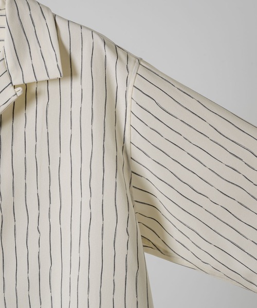 「soerte」 半袖シャツ 2 ブラウン メンズ_画像6