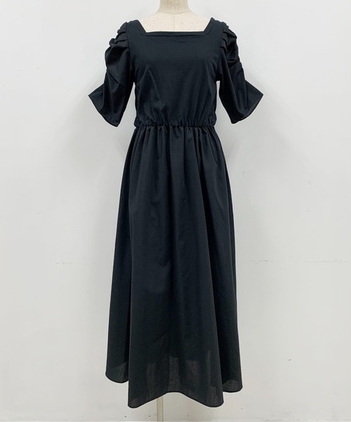 「PICCIN」 半袖ワンピース M オフホワイト レディース_画像8