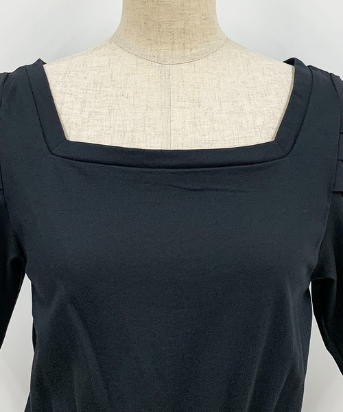 「PICCIN」 半袖ワンピース M オフホワイト レディース_画像9