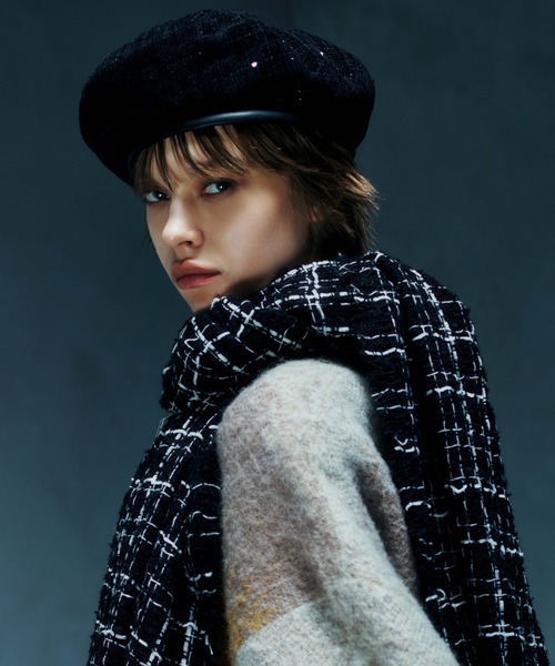 EMPORIO ARMANI 帽子 ベレー帽 「エンポリオ アルマーニ」ベレー