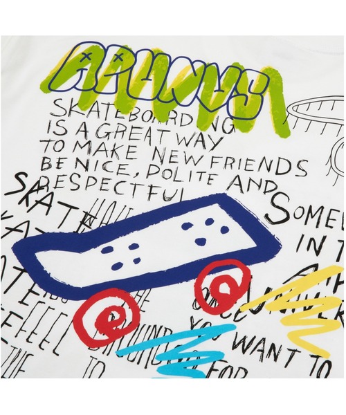 「AAPE BY A BATHING APE」 半袖Tシャツ X-LARGE ホワイト メンズ_画像6